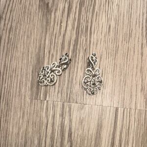 Avon Silver Filigree Earrings
